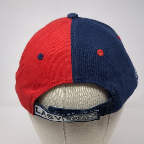 Las Vegas Strapback Baseball Cap Multicolor One Size Adjustable Embroidered - Picture 6 of 9